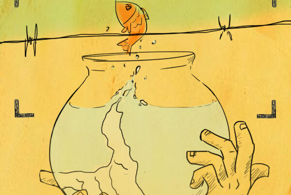 Hide & Seek, animated short film by Rami Abbas. Poster